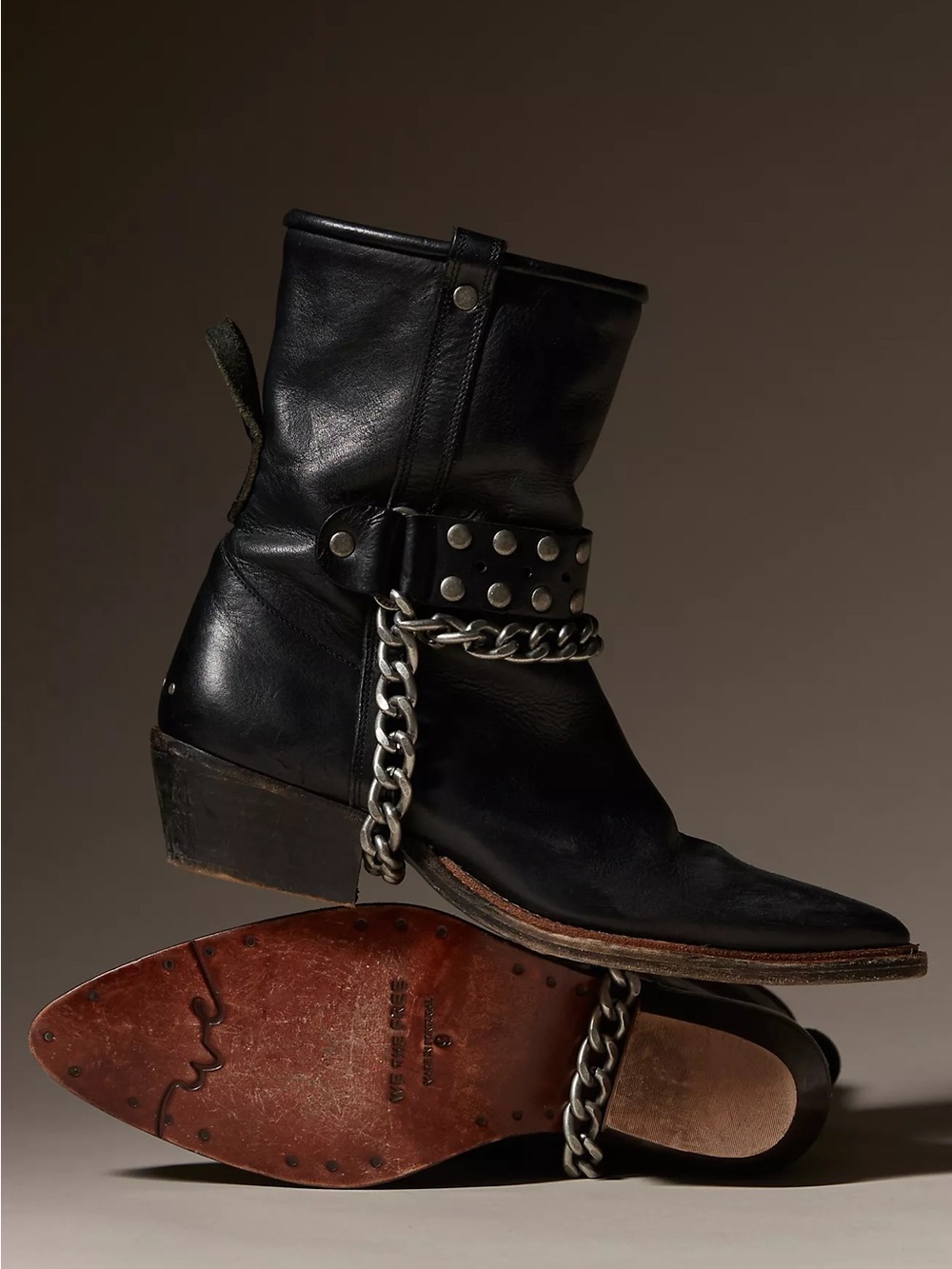Free People We The Free Aiden Chain Boots Black